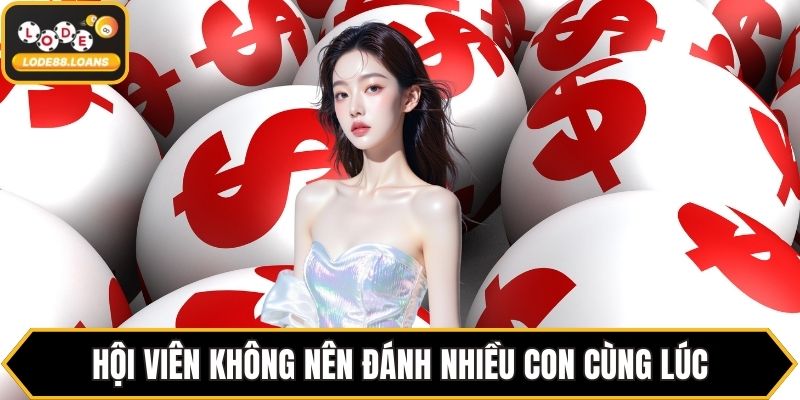 Hội viên không nên đánh nhiều con cùng lúc