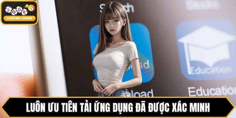 Luôn ưu tiên tải ứng dụng đã được xác minh